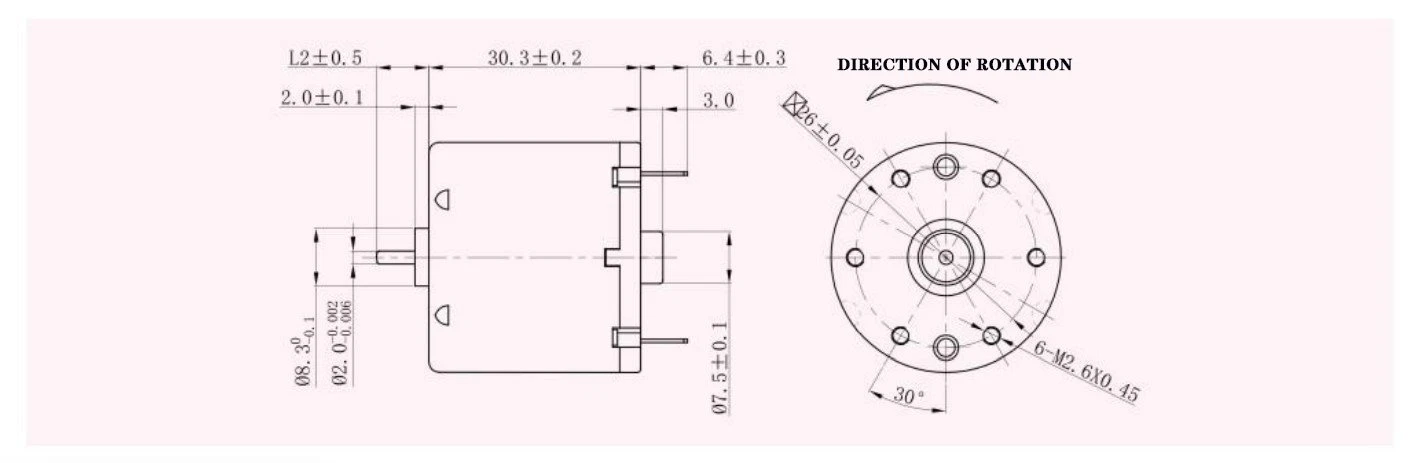 528SA motor outline