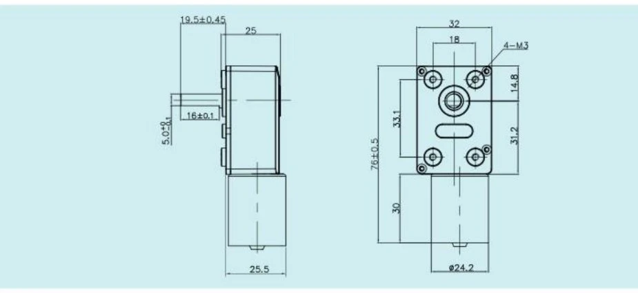 3640 motor outline